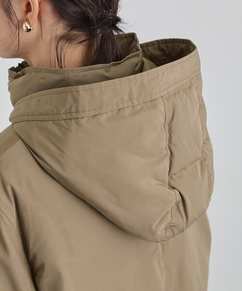 THE SHOP TK （ザ ショップ ティーケー ）の「【ぎゅっとされているような暖かさ】撥水中綿ブルゾン（その他アウター・レディース・アイボリー/ブラック/ブラウン系その他・12/13）」の20枚目の写真