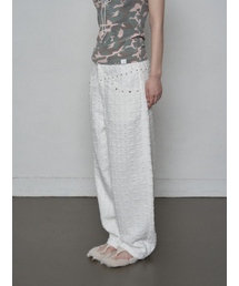 SETUP-EXE（セットアップイーエックスイー）の「DESTROYED PANTS / OFF WHITE（その他パンツ）」