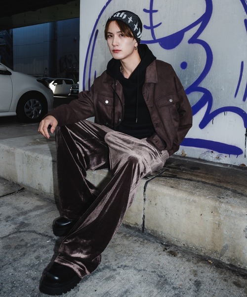 improves（インプローブス）の「ワイドシルエット リラックス ベロアパンツ（その他パンツ・メンズ・ダークブラウン/チャコール/ブラック・LARGE/MEDIUM）」の10枚目の写真