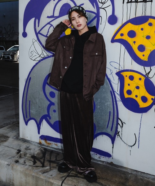 improves（インプローブス）の「ワイドシルエット リラックス ベロアパンツ（その他パンツ・メンズ・ダークブラウン/チャコール/ブラック・LARGE/MEDIUM）」の11枚目の写真