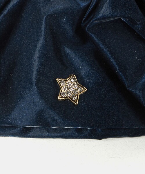 UNITED ARROWS（ユナイテッドアローズ）の「スタービジュー シャイニー シュシュ（シュシュ・レディース・ブラック/ネイビー・FREE）」の4枚目の写真