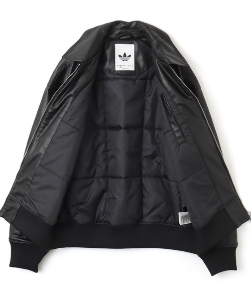 adidas PREMIUM ESSENTIALS PLEATHER BOMBER JACKET / アディダス