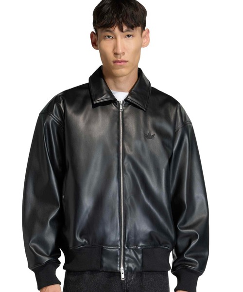 adidas PREMIUM ESSENTIALS PLEATHER BOMBER JACKET / アディダス