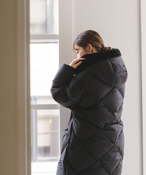 追加2》DUNO/デュノ JENNA(ジェンナ/ブラック)（ダウンジャケット