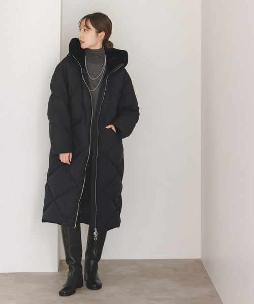 追加2》DUNO/デュノ JENNA(ジェンナ/ブラック)（ダウンジャケット