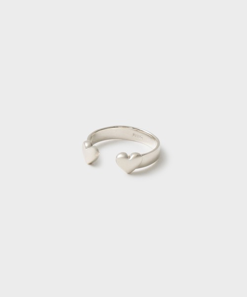 33club(スリースリークラブ)の「Reversible heart ring silver925 #11(リング・レディース・シルバー・FREE)」の1枚目の写真