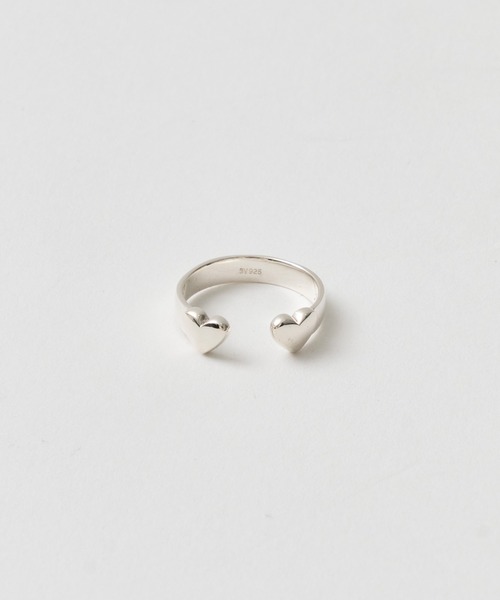 33club(スリースリークラブ)の「Reversible heart ring silver925 #11(リング・レディース・シルバー・FREE)」の2枚目の写真