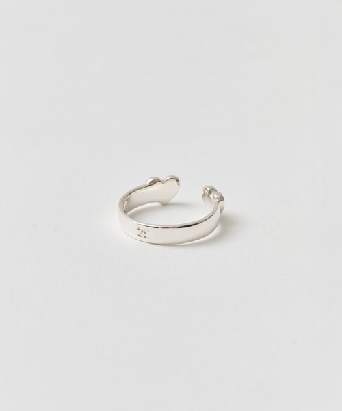 33club(スリースリークラブ)の「Reversible heart ring silver925 #11(リング・レディース・シルバー・FREE)」の3枚目の写真