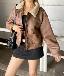 non-hedge（ノンヘッジ）の「ボアボンバージャケット（ミリタリージャケット）」