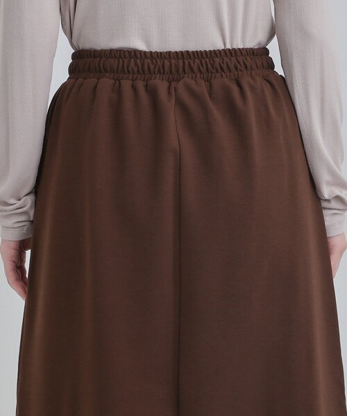 SHOO・LA・RUE（シューラルー）の「【あったか/S-LL】ベイカー風スカート（スカート・レディース・ブラック/オリーブ/ダークブラウン・01/02/03/04）」の20枚目の写真