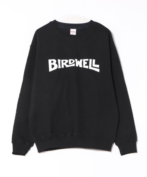 BIRDWELL(バードウェル)の「【BIRDWELL/バードウェル】WORDMARK SWEATSHIRT-JP 日本別注 ブランドロゴ スウェット トレーナー(スウェット・メンズ・ブラック/ヘザーグレー/ネイビー・LARGE/MEDIUM/X-LARGE/SMALL)」の4枚目の写真