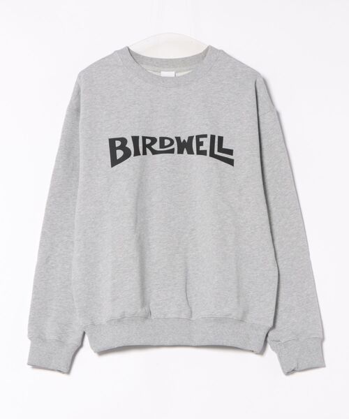 BIRDWELL(バードウェル)の「【BIRDWELL/バードウェル】WORDMARK SWEATSHIRT-JP 日本別注 ブランドロゴ スウェット トレーナー(スウェット・メンズ・ブラック/ヘザーグレー/ネイビー・LARGE/MEDIUM/X-LARGE/SMALL)」の5枚目の写真