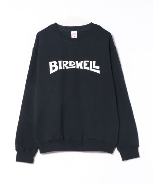 BIRDWELL(バードウェル)の「【BIRDWELL/バードウェル】WORDMARK SWEATSHIRT-JP 日本別注 ブランドロゴ スウェット トレーナー(スウェット・メンズ・ブラック/ヘザーグレー/ネイビー・LARGE/MEDIUM/X-LARGE/SMALL)」の6枚目の写真