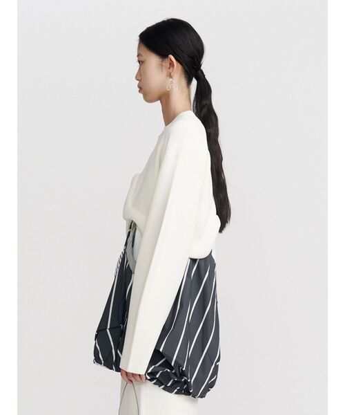 UN3D.(アンスリード)の「DECONSTRUCTION DOCKING SHIRT CAMISOLE / ディコンストラクションドッキングシャツキャミソール(シャツ/ブラウス・レディース・ホワイト/ネイビー/その他1/ブラック・36/38)」の5枚目の写真