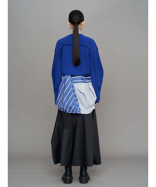 UN3D.(アンスリード)の「DECONSTRUCTION DOCKING SHIRT CAMISOLE / ディコンストラクションドッキングシャツキャミソール(シャツ/ブラウス・レディース・ホワイト/ネイビー/その他1/ブラック・36/38)」の20枚目の写真