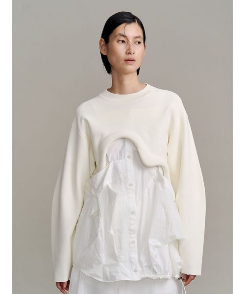 UN3D シャツキャミソール セール】DECONSTRUCTION DOCKING SHIRT CAMISOLE / ディ