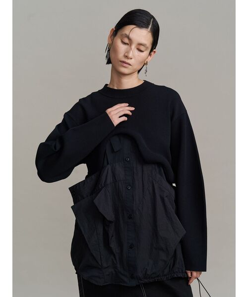 UN3D シャツキャミソール セール】DECONSTRUCTION DOCKING SHIRT CAMISOLE / ディ
