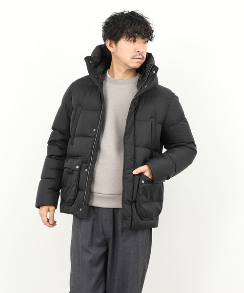 HERNO(ヘルノ)の「【HERNO/ヘルノ】HOOD DOWN JACKET フードダウンジャケット 25AW(ダウンジャケット/コート・メンズ・ブラック/チャコールグレー・46/48/50)」の12枚目の写真
