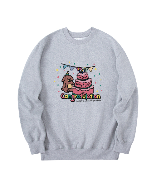 RADINEO(ラディネオ)の「コングラチュレーション スウェット グレー(スウェット・メンズ・その他・LARGE/X-LARGE/MEDIUM)」の1枚目の写真