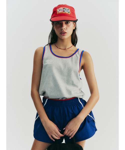 MENASOO(ミナス)の「DOUBLE COLOR COVER COTTON SLEEVE_GRAY(Tシャツ/カットソー・レディース・グレー・F)」の8枚目の写真