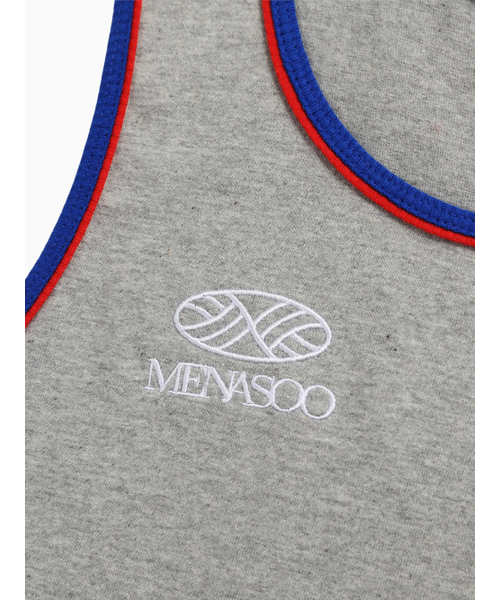 MENASOO(ミナス)の「DOUBLE COLOR COVER COTTON SLEEVE_GRAY(Tシャツ/カットソー・レディース・グレー・F)」の13枚目の写真