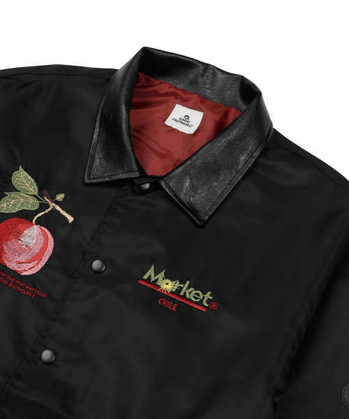 SUNDAY FRUIT MARKET（サンデーフルーツマーケット）の「W) APPLE COACH JACKET BLACK（ナイロンジャケット・レディース・その他・SMALL/MEDIUM）」の3枚目の写真
