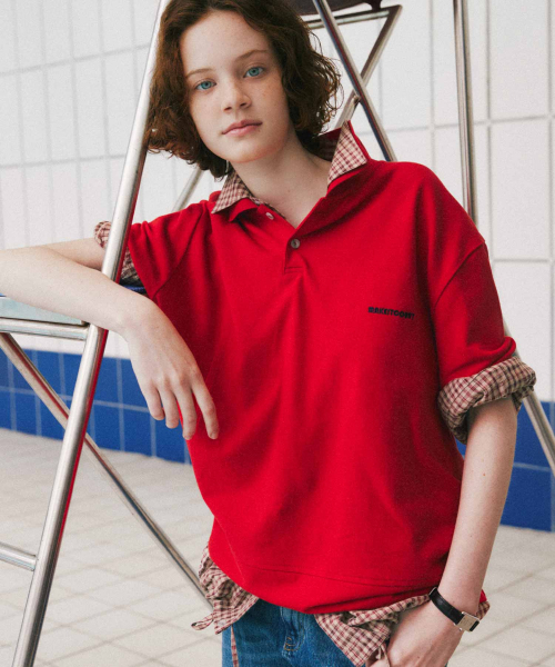 WMC（ダブリューエムシー）の「ブロックPKTシャツ_RED（ポロシャツ・メンズ・レッド・MEDIUM/LARGE/X-LARGE）」の5枚目の写真