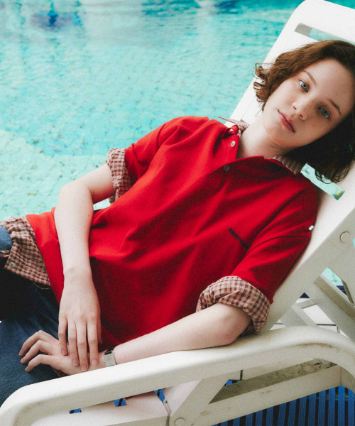 WMC（ダブリューエムシー）の「ブロックPKTシャツ_RED（ポロシャツ・メンズ・レッド・MEDIUM/LARGE/X-LARGE）」の6枚目の写真