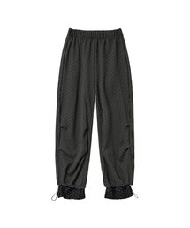 PARAKEET（パラキート）の「マルチドットレイヤードスウェットパンツ（チャコール）（スウェットパンツ）」