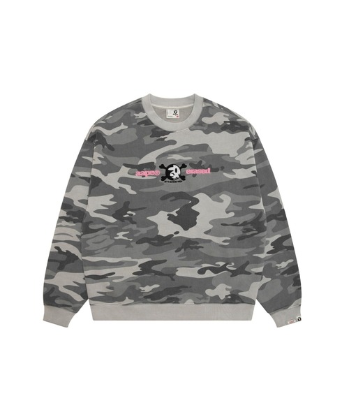 Aape カモフラージュロゴ スウェット AAPE X ERASED CREW NECK | AAPE.JP