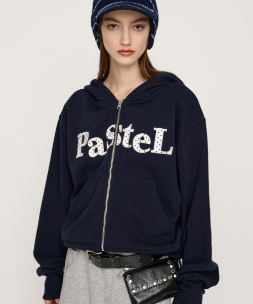 SLY（スライ）の「【2026SS新作】FLOWER CUT HOODIE フラワー カット フーディ 冬服 春服（パーカー・レディース・グレー系その他2/ネイビー/ホワイト系その他2/ベージュ系その他・FREE）」の4枚目の写真