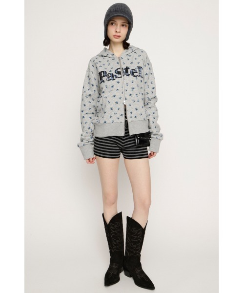 2026SS新作】FLOWER CUT HOODIE フラワー カット フーディ 冬服 春服