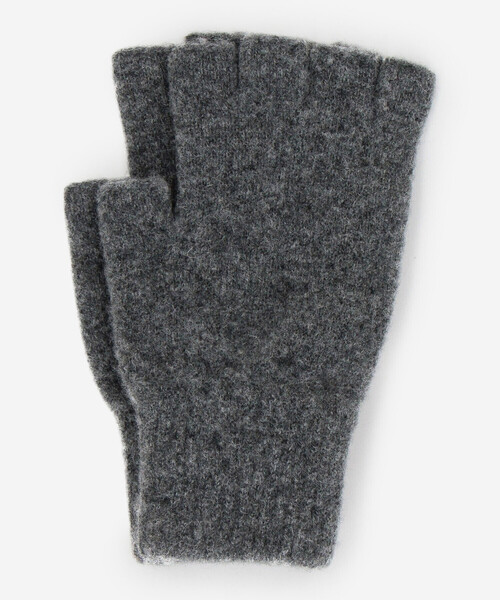 希少 Madison Fabre グレーラムスキン&カシミア手袋 未使用 MACKIE | ラムズウール フィンガーレスグローブ UNISEX（手袋