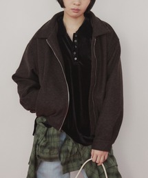 duei（デュイ）の「ウールライクダブルジップショートブルゾン（ブルゾン）」