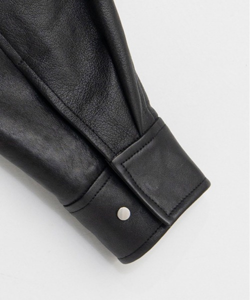 PRANK PROJECT（プランクプロジェクト）の「シープレザーペプラムブルゾン / Sheepskin Peplum Blouson（ブルゾン・レディース・ブラック/ブラウン・FREE）」の15枚目の写真