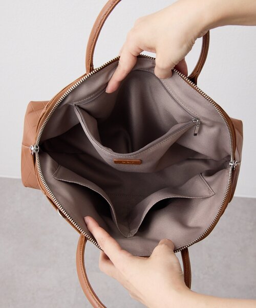 本革/2way》ダブルポケットボストンバッグS（ボストンバッグ）｜ear