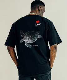 バダカメ オーバーサイズ Tシャツ ブラック