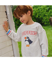 MINIDOU（ミニドウ）の「Minidough Puffin Header Man-to-Man Long Sleeve（ポロシャツ）」