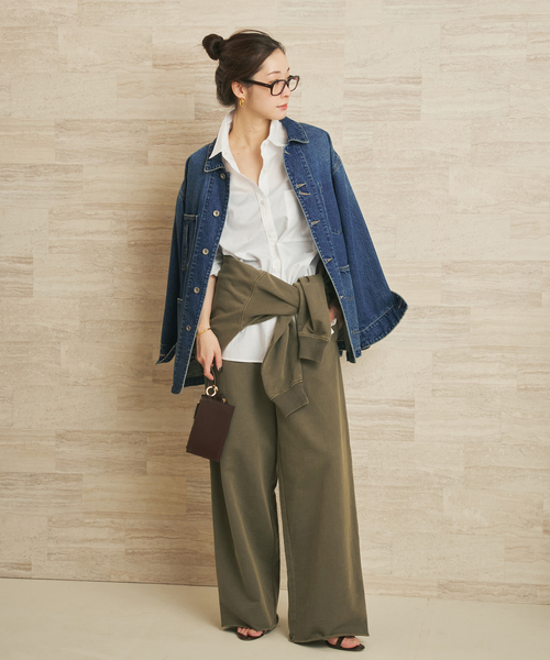 plage(プラージュ)の「boys washer シャツ(シャツ/ブラウス・レディース・ネイビー/ブルー/ホワイト・FREE)」の8枚目の写真