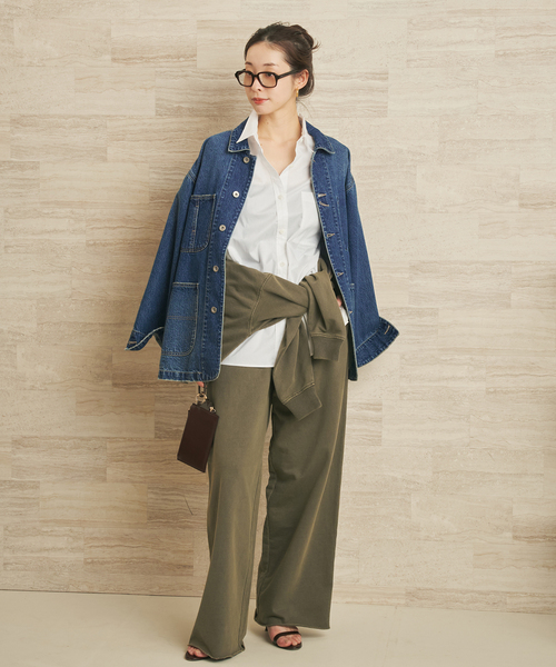 plage(プラージュ)の「boys washer シャツ(シャツ/ブラウス・レディース・ネイビー/ブルー/ホワイト・FREE)」の11枚目の写真