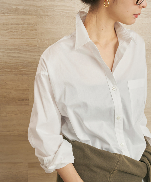 plage(プラージュ)の「boys washer シャツ(シャツ/ブラウス・レディース・ネイビー/ブルー/ホワイト・FREE)」の20枚目の写真