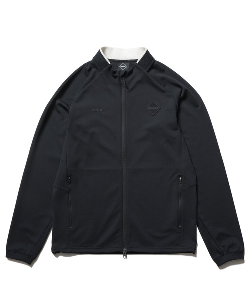 F.C.Real Bristol(エフシーレアルブリストル)の「ELITE TRAINING TRACK JACKET(ブルゾン・メンズ・ブラック/ブルー・SMALL/MEDIUM/LARGE/X-LARGE/XX-LARGE)」の1枚目の写真