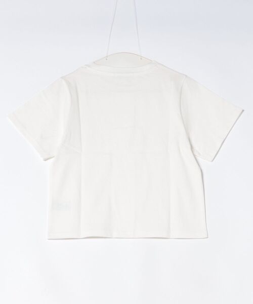Doux archives(ドゥアルシーヴ)の「コンパクトTee(Tシャツ/カットソー・レディース・ネイビー/グレイッシュベージュ/オフホワイト・FREE)」の4枚目の写真