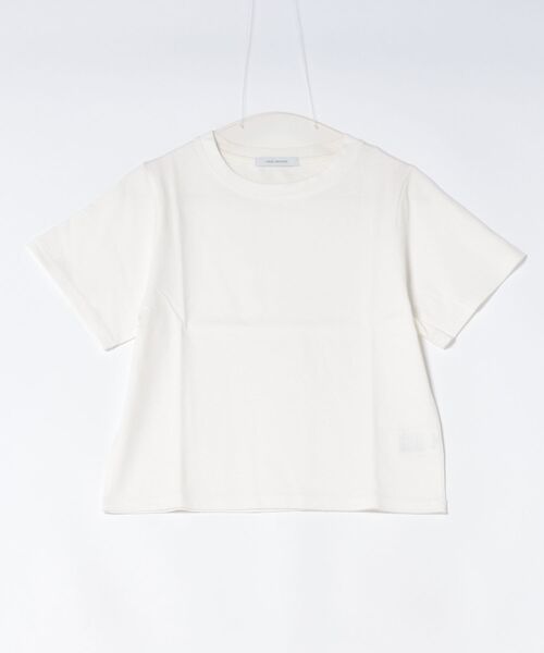 Doux archives(ドゥアルシーヴ)の「コンパクトTee(Tシャツ/カットソー・レディース・ネイビー/グレイッシュベージュ/オフホワイト・FREE)」の8枚目の写真