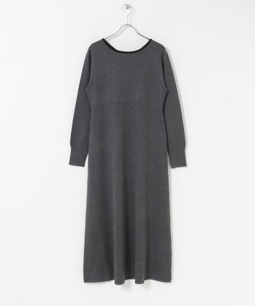 【NEW】アーバンリサーチ ロッソ（URBAN RESEARCH ROSSO）/ウォシャブルフレアシルエットニットワンピース セール】ウォシャブルフレアシルエットニットワンピース（ワンピース