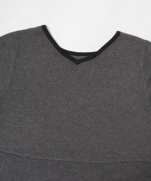 URBAN RESEARCH ROSSO WOMEN(アーバンリサーチ ロッソ)の「ウォシャブルフレアシルエットニットワンピース(ワンピース・レディース・ブルー/ブラック/グレー・FREE)」の10枚目の写真