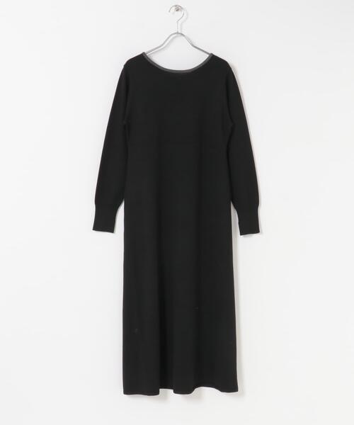 URBAN RESEARCH ROSSO WOMEN(アーバンリサーチ ロッソ)の「ウォシャブルフレアシルエットニットワンピース(ワンピース・レディース・ブルー/ブラック/グレー・FREE)」の19枚目の写真