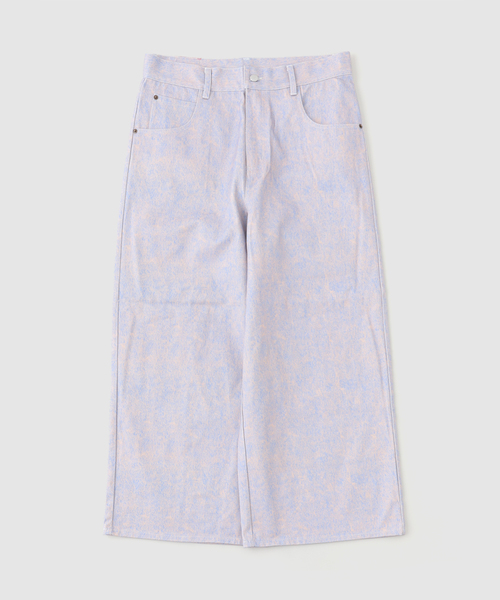 PLAYHOUR /プレイアワー Baggy Printed Denim（デニムパンツ）｜PLAY