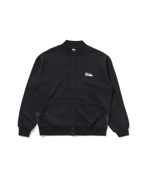 FIRST DOWN(ファーストダウン)の「スウェット カーディガン(カーディガン/ボレロ・メンズ・グレー/ブラック・L/M/XL)」の1枚目の写真