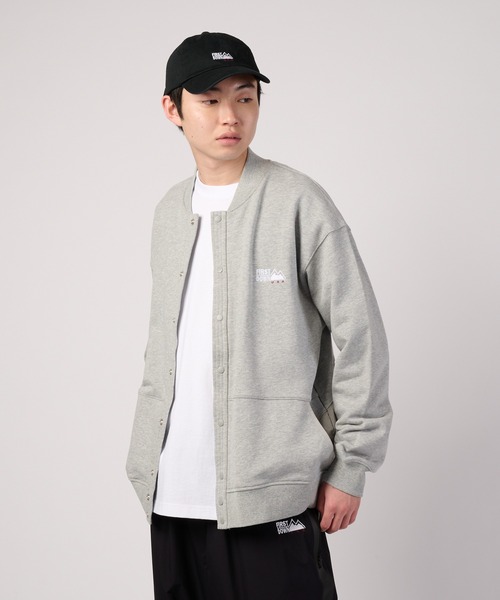 FIRST DOWN(ファーストダウン)の「スウェット カーディガン(カーディガン/ボレロ・メンズ・グレー/ブラック・L/M/XL)」の8枚目の写真
